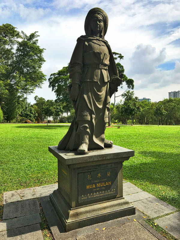 Hua Mulan Statue