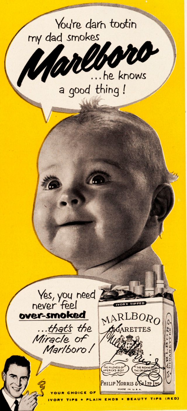 Babies in Vintage Cigarette Ads | Vintage News Daily