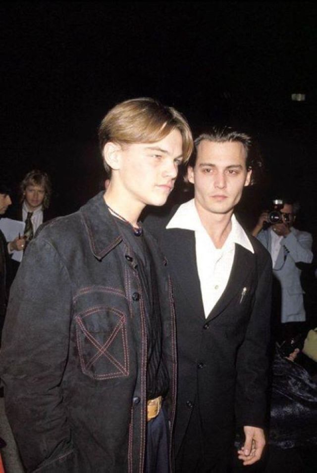 Rare Photographs Of Leonardo Dicaprio Johnny Depp And Brad Pitt