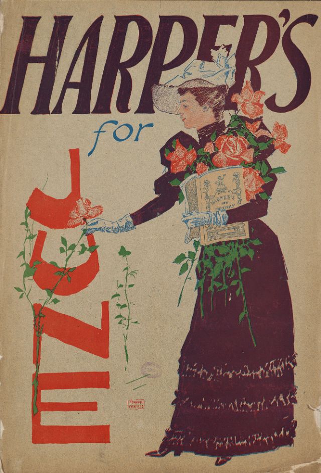 45 Amazing Cover Photos of Harper’s Magazine in the Late 19th Century ...