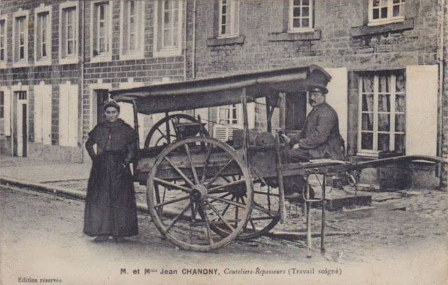 34 Vintage Postcards Depict Knife-Grinders on the Streets of France ...