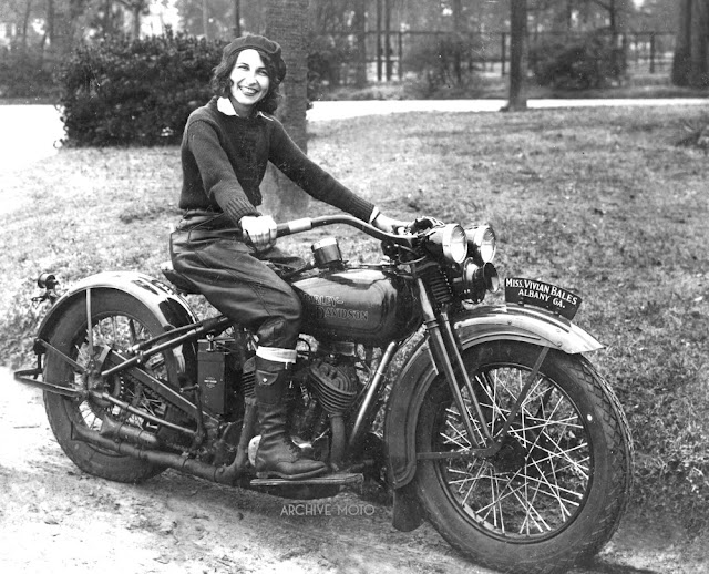 The First Motorcycle Cover Girl: Vintage Photos of Harley-Davidson ...